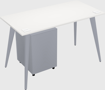 Modern rectangular office desk