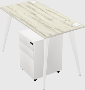 Modern rectangular office desk