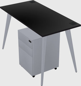 Modern rectangular office desk