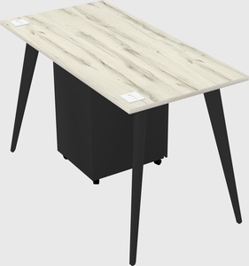 Modern rectangular office desk