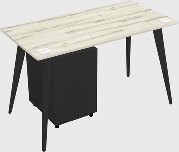 Modern rectangular office desk
