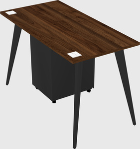 Modern rectangular office desk