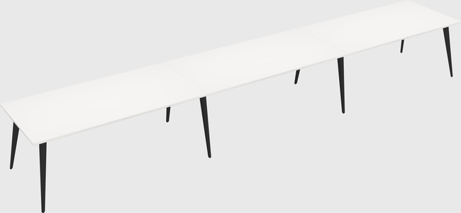 Modern rectangular office desk