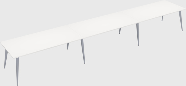 Modern rectangular office desk