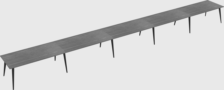 Modern rectangular office desk