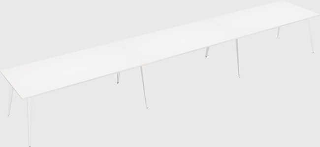 Modern rectangular office desk