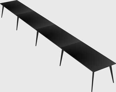 Modern rectangular office desk