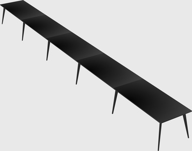Modern rectangular office desk