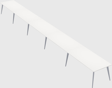 Modern rectangular office desk
