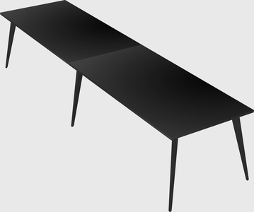 Modern rectangular office desk