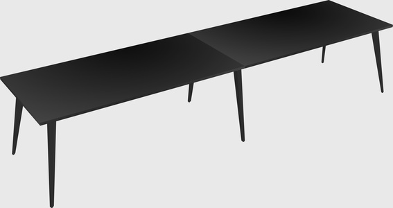 Modern rectangular office desk