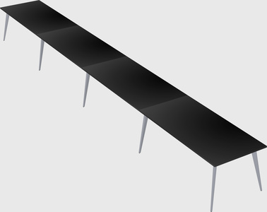 Modern rectangular office desk