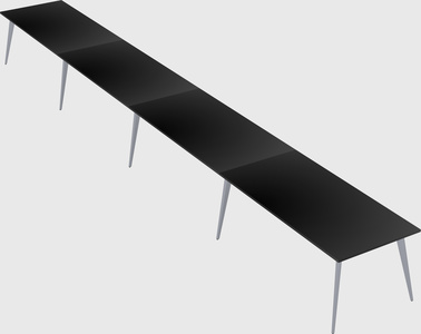 Modern rectangular office desk