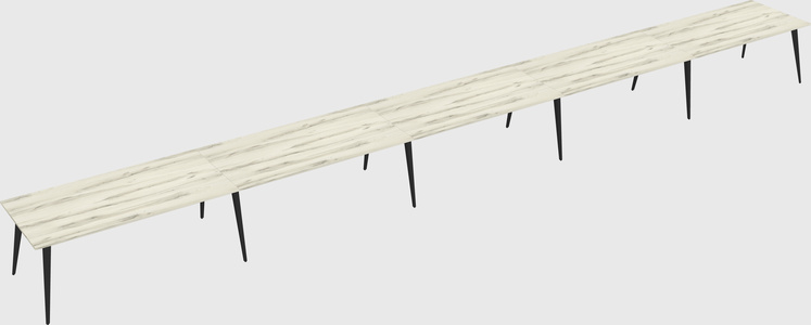 Modern rectangular office desk