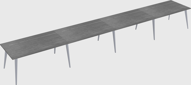 Modern rectangular office desk
