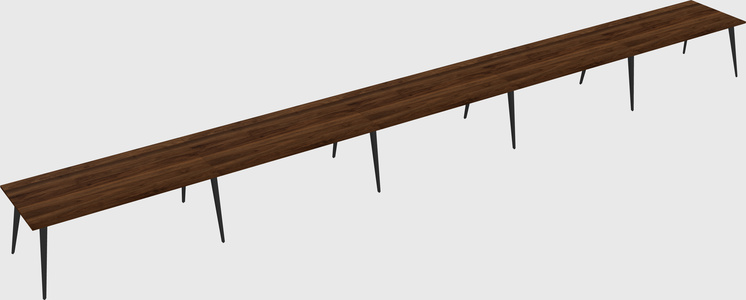 Modern rectangular office desk