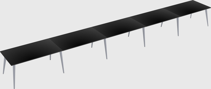 Modern rectangular office desk