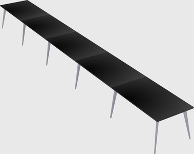 Modern rectangular office desk