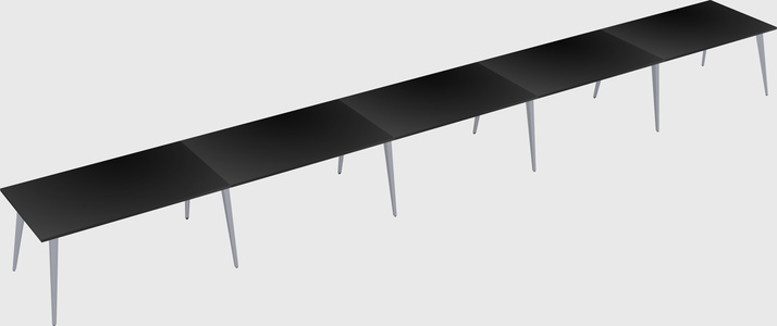 Modern rectangular office desk