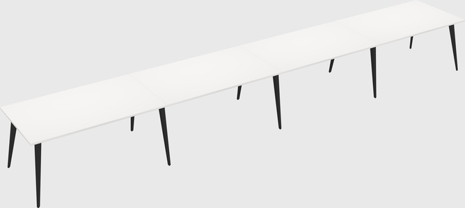 Modern rectangular office desk