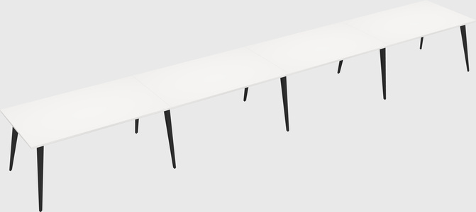 Modern rectangular office desk