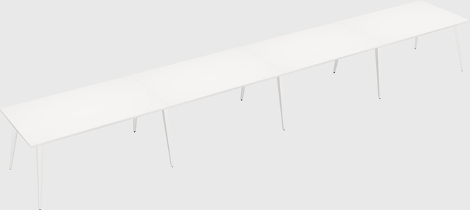 Modern rectangular office desk