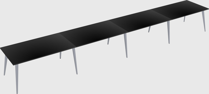 Modern Rectangular Office Desk