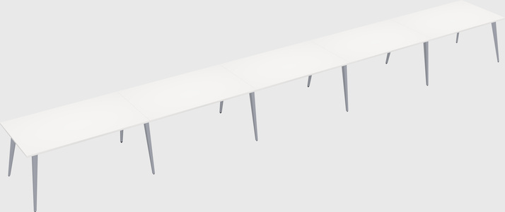 Modern rectangular office desk