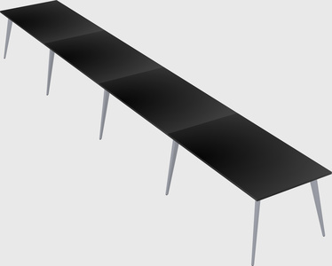 Modern rectangular office desk