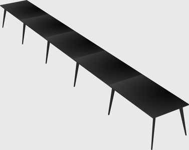 Modern rectangular office desk