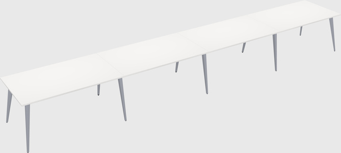 Modern rectangular office desk