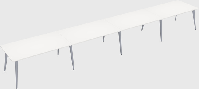Modern rectangular office desk