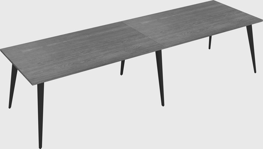Modern rectangular office desk