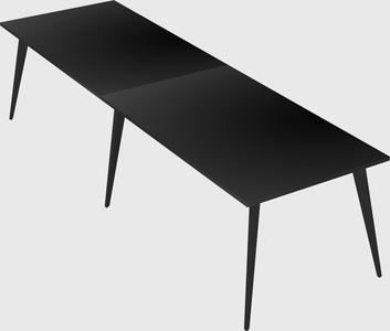 Modern rectangular office desk