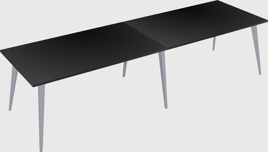 Modern rectangular office desk