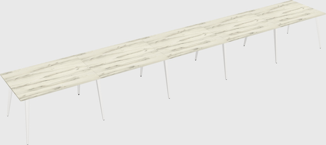 Modern rectangular office desk