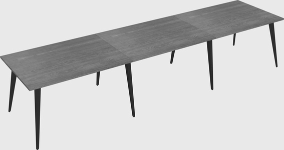 Modern rectangular office desk