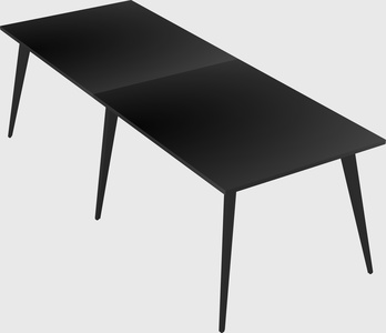 Modern rectangular office desk