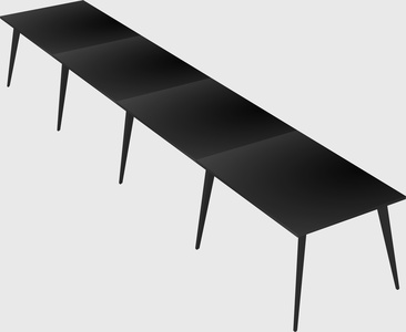 Modern rectangular office desk