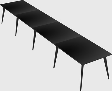 Modern rectangular office desk