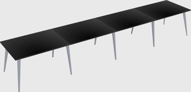 Modern Rectangular Office Desk