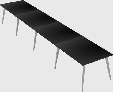 Modern rectangular office desk