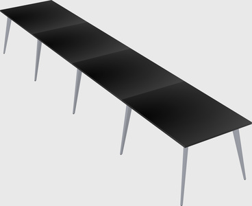 Modern rectangular office desk