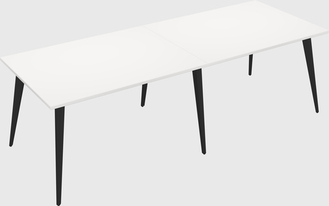 Modern rectangular office desk