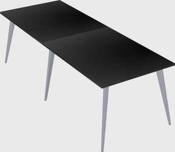 Modern rectangular office desk