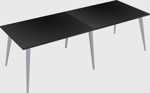 Modern rectangular office desk