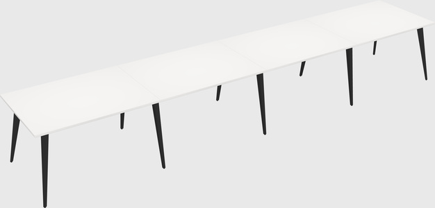 Modern rectangular office desk