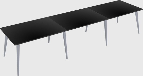 Modern rectangular office desk