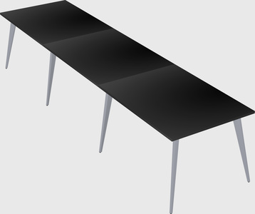 Modern rectangular office desk