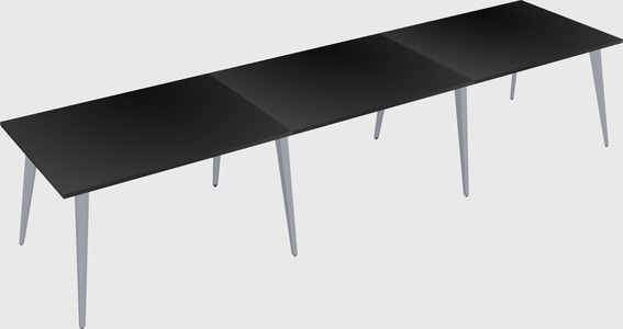 Modern rectangular office desk